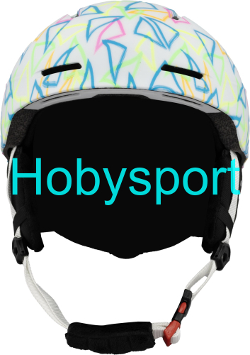 BLIZZARD Flash junior ski helmet, white/multicolor
