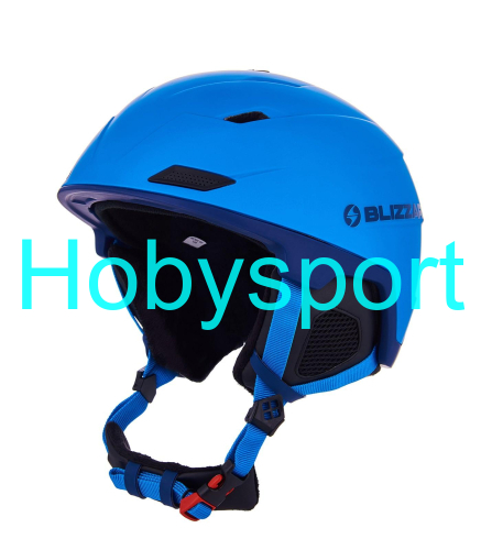 BLIZZARD Double ski helmet, blue matt/dark blue, big logo