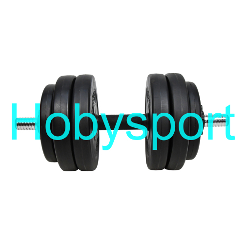 Činka nakládací LIFEFIT® jednoruční 13 kg, vinyl-cement, 30mm tyč/6x kotouč