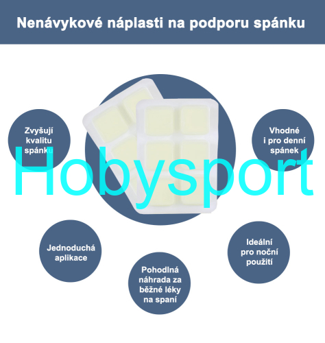 Náplasti na podporu spánku 30 ks