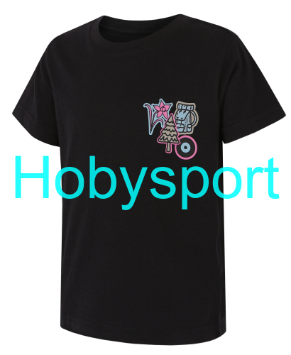 Dětské bavlněné triko Tee Patch K black ***ZDARMA DOPRAVA***