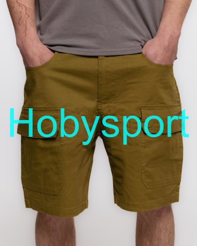 Pánské bavlněné kraťasy Kobus M khaki ***ZDARMA DOPRAVA***