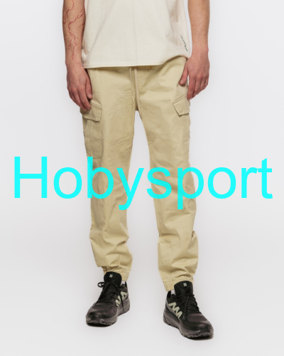 Pánské bavlněné kalhoty Roy M beige ***ZDARMA DOPRAVA***